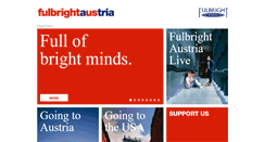 Desktop Screenshot of fulbright.at