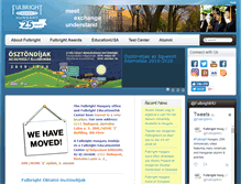 Tablet Screenshot of fulbright.hu