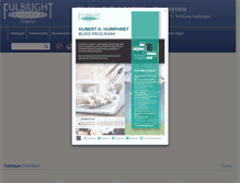 Tablet Screenshot of fulbright.org.tr