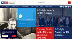 Desktop Screenshot of fulbright.org.uk