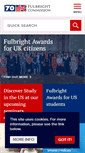 Mobile Screenshot of fulbright.org.uk