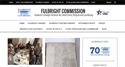 Desktop Screenshot of fulbright.be