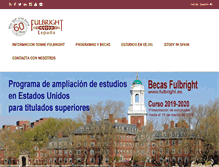 Tablet Screenshot of fulbright.es