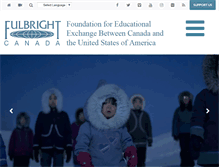 Tablet Screenshot of fulbright.ca